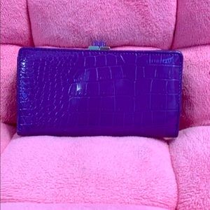 Cute purple wallet